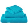 Guest towels 10 units 100% cotton turquoise 30x50 cm 600 gsm by , Towels - Ref: Foro24-137448, Price: 29,23 €, Discount: %