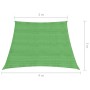 Toldo de vela HDPE verde claro 160 g/m² 3/4x3 m de vidaXL, Sombrillas - Ref: Foro24-311324, Precio: 34,94 €, Descuento: %