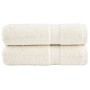 Shower towels 2 units 100% cotton cream 70x140 cm 600 gsm by , Towels - Ref: Foro24-137476, Price: 26,81 €, Discount: %