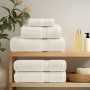 Shower towels 2 units 100% cotton cream 70x140 cm 600 gsm by , Towels - Ref: Foro24-137476, Price: 26,81 €, Discount: %