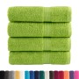 Toallas de baño 4 uds 100% algodón verde 100x150 cm 600 gsm de , Toallas - Ref: Foro24-137504, Precio: 73,46 €, Descuento: %