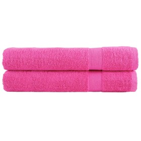 Premium-Handtücher, 2 Stück, 100% Baumwolle, rosa, 100x200 cm, 600 g/m². von , Handtücher - Ref: Foro24-137533, Preis: 50,99 ...