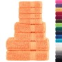 8-piece towel set 100% cotton orange 600 gsm by , Towels - Ref: Foro24-137546, Price: 44,99 €, Discount: %