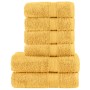 6-piece towel set 100% cotton yellow 600 gsm by , Towels - Ref: Foro24-137559, Price: 46,26 €, Discount: %