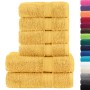 6-piece towel set 100% cotton yellow 600 gsm by , Towels - Ref: Foro24-137559, Price: 46,26 €, Discount: %