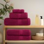 Set of 12 towels 100% cotton burgundy 600 gsm by , Towels - Ref: Foro24-137573, Price: 56,69 €, Discount: %