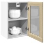 Hanging wardrobe made of plywood and glass in oak color, measuring 40x31x60 cm. by , Kitchen cabinets - Ref: Foro24-849618, P...