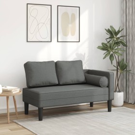 Daybed sofa with dark gray fabric cushions by , Daybeds - Ref: Foro24-4007580, Price: 129,30 €, Discount: %