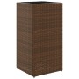 Künstliche braune Rattan-Pflanzschale 40x40x80 cm von , Töpfe und Pflanzgefäße - Ref: Foro24-366414, Preis: 74,27 €, Rabatt: %