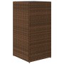 Künstliche braune Rattan-Pflanzschale 40x40x80 cm von , Töpfe und Pflanzgefäße - Ref: Foro24-366414, Preis: 74,27 €, Rabatt: %