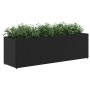 Planter with 3 black synthetic rattan pots 105x30x32 cm by , Pots and planters - Ref: Foro24-366416, Price: 62,65 €, Discount: %