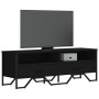 Mueble de TV madera de ingeniería negro 122x34x41 cm de , Muebles TV - Ref: Foro24-848579, Precio: 107,99 €, Descuento: %