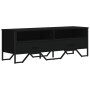 Mueble de TV madera de ingeniería negro 122x34x41 cm de , Muebles TV - Ref: Foro24-848579, Precio: 107,99 €, Descuento: %