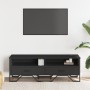 Mueble de TV madera de ingeniería negro 122x34x41 cm de , Muebles TV - Ref: Foro24-848579, Precio: 107,99 €, Descuento: %