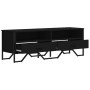 Mueble de TV madera de ingeniería negro 122x34x41 cm de , Muebles TV - Ref: Foro24-848579, Precio: 107,99 €, Descuento: %