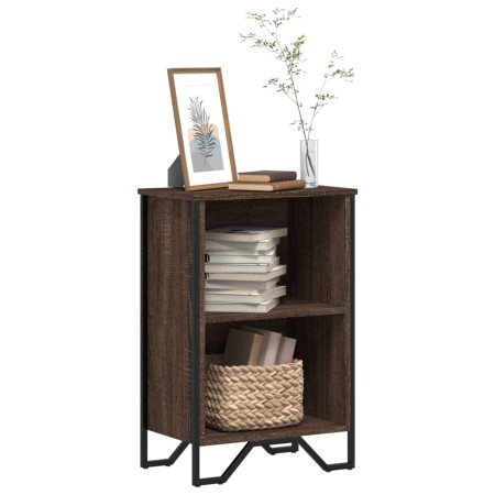 Engineered wood brown oak bookshelf 50x31x74.5 cm by , Bookcases and shelves - Ref: Foro24-848603, Price: 49,26 €, Discount: %