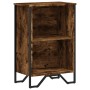 Rauchige Eichenholz-Engineered-Wood-Regal 50x31x74,5 cm von , Bücherregale und Regale - Ref: Foro24-848601, Preis: 47,96 €, R...