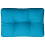 Light blue fabric cushion for pallet sofa 50x40x12 cm by , Cushions for chairs and sofas - Ref: Foro24-360539, Price: 20,06 €...