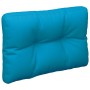 Light blue fabric cushion for pallet sofa 50x40x12 cm by , Cushions for chairs and sofas - Ref: Foro24-360539, Price: 20,06 €...