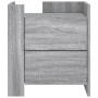 Mesita de noche madera de ingeniería gris Sonoma 45x50x50 cm de , Mesitas de noche - Ref: Foro24-848288, Precio: 83,80 €, Des...