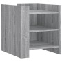 Bedside table made of gray Sonoma engineered wood, 45x50x50 cm. by , Nightstands - Ref: Foro24-848295, Price: 60,88 €, Discou...