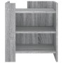 Bedside table made of gray Sonoma engineered wood, 45x50x50 cm. by , Nightstands - Ref: Foro24-848295, Price: 60,88 €, Discou...