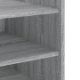 Bedside table made of gray Sonoma engineered wood, 45x50x50 cm. by , Nightstands - Ref: Foro24-848295, Price: 60,88 €, Discou...