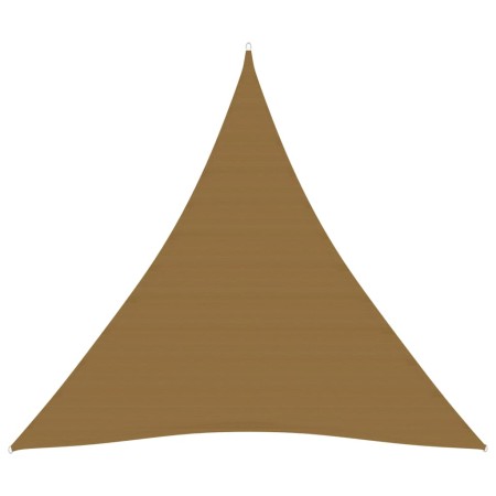 Taupe grey HDPE sail shade 160 g/m² 4x4x4 m by vidaXL, Umbrellas - Ref: Foro24-311423, Price: 24,16 €, Discount: %