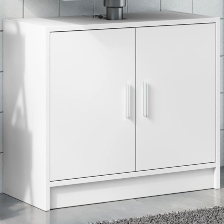 Engineered wood white vanity cabinet 63x29x55 cm by , Bathroom furniture - Ref: Foro24-848094, Price: 61,07 €, Discount: %