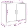 Armario para lavabo madera de ingeniería blanco 63x29x55 cm de , Muebles de baño - Ref: Foro24-848094, Precio: 61,07 €, Descu...