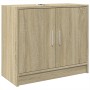 Armario de lavabo madera de ingeniería roble Sonoma 63x29x55 cm de , Muebles de baño - Ref: Foro24-848096, Precio: 59,41 €, D...