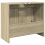 Armario de lavabo madera de ingeniería roble Sonoma 63x29x55 cm de , Muebles de baño - Ref: Foro24-848096, Precio: 59,41 €, D...