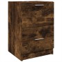 Engineered smoked oak wood sink cabinet 40x37x59 cm by , Bathroom furniture - Ref: Foro24-848105, Price: 71,00 €, Discount: %