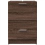 Engineered wood brown oak sink cabinet 40x37x59 cm by , Bathroom furniture - Ref: Foro24-848107, Price: 73,00 €, Discount: %