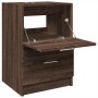 Engineered wood brown oak sink cabinet 40x37x59 cm by , Bathroom furniture - Ref: Foro24-848107, Price: 73,00 €, Discount: %