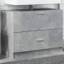 Engineered wood gray concrete sink cabinet 78x37x59 cm by , Bathroom furniture - Ref: Foro24-848118, Price: 100,45 €, Discoun...