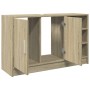 Engineered wood bathroom cabinet in Sonoma oak, 90x29x55 cm. by , Bathroom furniture - Ref: Foro24-848124, Price: 77,95 €, Di...