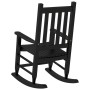 Mecedoras para niños 2 uds madera maciza de álamo negras de , Mecedoras - Ref: Foro24-3281594, Precio: 107,63 €, Descuento: %