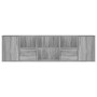 Corner furniture made of gray Sonoma engineered wood, measuring 160x40x45 cm. by , Closets and storage - Ref: Foro24-3307824,...