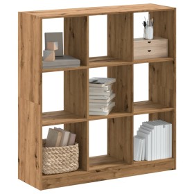 Handgefertigtes Eichenfurnier-Holzregal 102x32x108 cm von , Bücherregale und Regale - Ref: Foro24-3307845, Preis: 107,99 €, R...