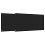 Kitchen splashbacks 2 units black tempered glass 80x50 cm by , Kitchen tools and utensils - Ref: Foro24-3315799, Price: 66,96...