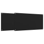 Kitchen splashbacks 2 units black tempered glass 80x60 cm by , Kitchen tools and utensils - Ref: Foro24-3315800, Price: 79,81...