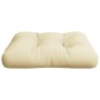 Cushion for pallet sofa in cream fabric 60x61.5x10 cm by , Cushions for chairs and sofas - Ref: Foro24-360880, Price: 28,99 €...