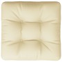 Cushion for pallet sofa in cream fabric 60x61.5x10 cm by , Cushions for chairs and sofas - Ref: Foro24-360880, Price: 28,99 €...