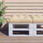 Cushion for a beige fabric pallet sofa 50x50x12 cm by , Cushions for chairs and sofas - Ref: Foro24-360428, Price: 24,99 €, D...