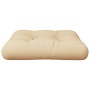 Cushion for a beige fabric pallet sofa 50x50x12 cm by , Cushions for chairs and sofas - Ref: Foro24-360428, Price: 24,99 €, D...