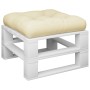 Cushion for pallet sofa in cream fabric 60x60x12 cm by , Cushions for chairs and sofas - Ref: Foro24-360449, Price: 24,47 €, ...