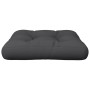 Cushion for pallets, black fabric, 60x60x12 cm by , Cushions for chairs and sofas - Ref: Foro24-360454, Price: 30,89 €, Disco...