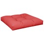 Cojín para sofá de palets de tela rojo 70x70x12 cm de , Cojines para sillas y sofás - Ref: Foro24-360475, Precio: 28,59 €, De...