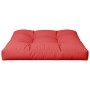 Cojín para sofá de palets de tela rojo 70x70x12 cm de , Cojines para sillas y sofás - Ref: Foro24-360475, Precio: 28,59 €, De...